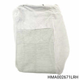 HMA002761LRH - Rover 45 - Cover assembly-rear seat small split squab - Smokestone, Green Tuscany cloth, Astoria