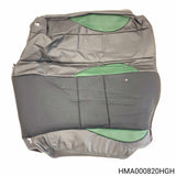 HMA000820HGH - MG ZS 5DR - Cover assembly-rear seat large split squab - Black, With Green Thread and Inserts Monaco OR Without headrest