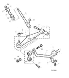 Rover 200 / 25 / MG ZR Radius Rod / Arm Front Suspension Bush RBX000830 - Genuine MG