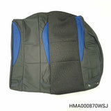 HMA000870WSJ - MG ZR - Cover assembly-rear seat large split squab - Yellow, Ash Blue, Monaco, Blue leather inserts Without headrest