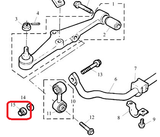 Rover 200 / 25 / MG ZR Front Drop Link Lock Nut - EFP3325 / FX110057