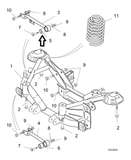 MG ZT260 / Rover 75 V8 Rear Arms to Hub Bush / Lateral Link Assembly Bush RGX000651 - OEM-Q