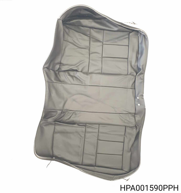 HPA001590PPH - Rover 45 5DR - Cover assembly-rear seat folding bench cushion - Black Leather