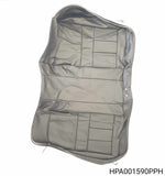 HPA001590PPH - Rover 45 5DR - Cover assembly-rear seat folding bench cushion - Black Leather