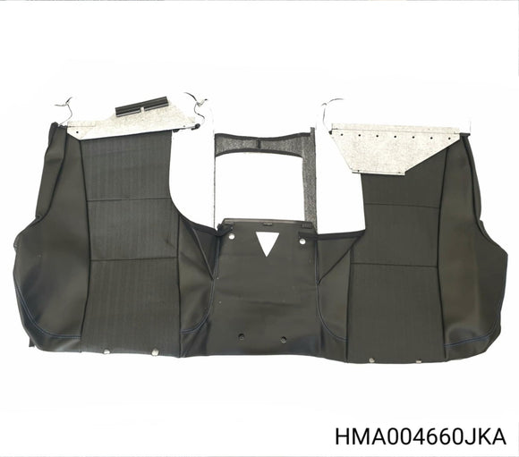 HMA004660JKA - Rover 75/MG ZT - Cover assembly-rear seat folding bench squab - Summit, Black with Blue stitching