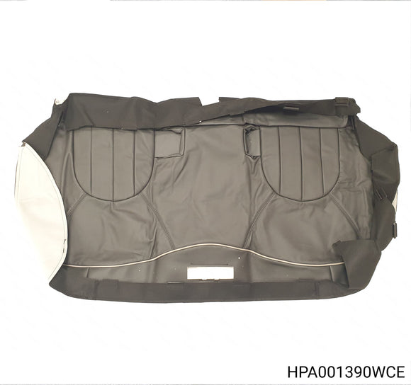 HPA001390WCE - Rover 75 Tourer - Cover assembly-rear seat folding bench cushion - leather., Ash/Light Smokestone piping.