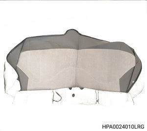 HPA002410LRG - Rover 25 - Cover assembly-rear seat fixed bench cushion - Light Smokestone Tuscany cloth