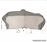 HPA002410LRG - Rover 25 - Cover assembly-rear seat fixed bench cushion - Light Smokestone Tuscany cloth