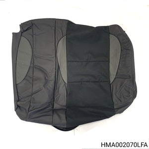 HMA002070LFA - MG ZS 4DR - Cover assembly-rear seat large split squab - Black, With Grey Thread and Inserts Monaco OR Without headrest