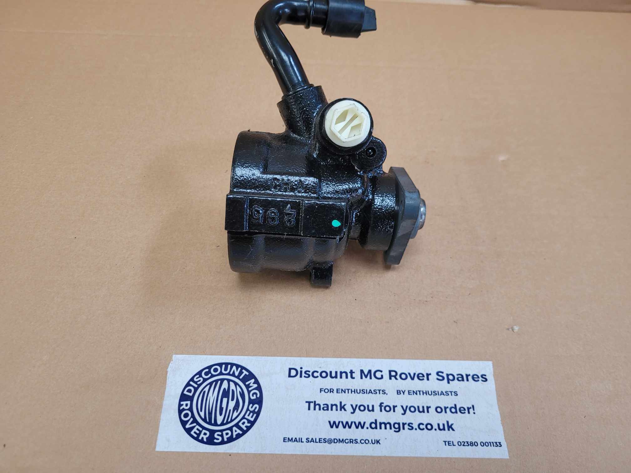 MG ZS180 KV6 Power Steering Pump (Press Fit Pipes) - QVB000370