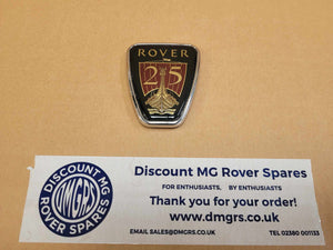 Rover 25 Front Grille Badge (Mk1) - DAH101040 - Genuine MG Rover