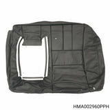 HMA002960PPH - Rover 45 5DR - Cover assembly-rear seat large split squab - Black Leather With headrest