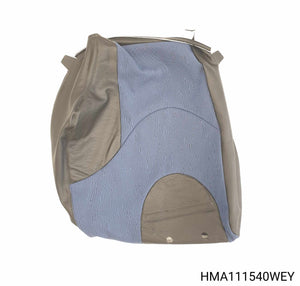 HMA111540WEY - Rover 25 - Cover assembly-rear seat small split squab - Plain Leather, Lapis Blue/Black