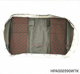 HPA000590WTK - MG ZT - Cover assembly-rear seat fixed bench cushion - Red, Green, Matrix & Black