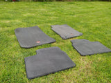 EAH001110LNF - Rover 75 Branded Mats, Full set (Excluding V8) Ash Grey