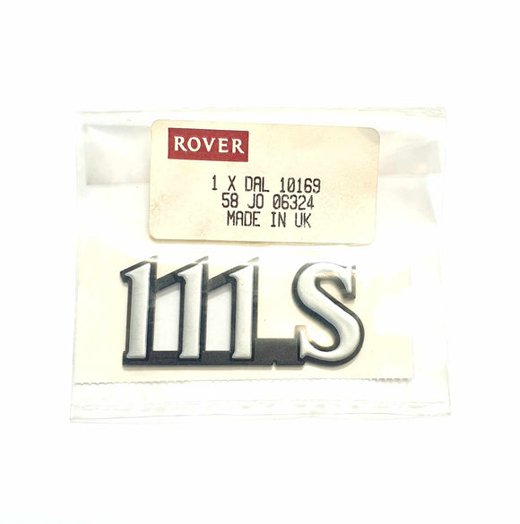 Rover 100 / Metro 111S Badge - DAL10169 - Genuine MG Rover