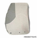 HMA002710LHC - Rover 25 - Cover assembly-rear seat small split squab - Smokestone Geo/Fuzzy, Seat Material Geo Fuzzy