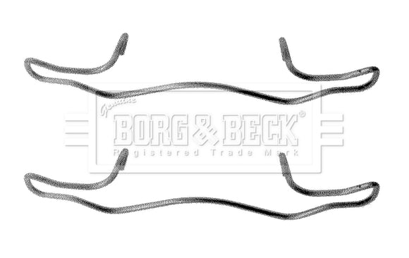 Rover 75 / MG ZT Front Brake Pad Mounting Kit / Return Spring Kit (models with 284mm Discs) - SEV100070