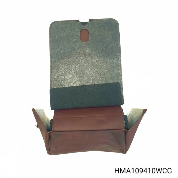 HMA109410WCG - Rover 75 Saloon - Cover assembly-rear seat centre squab - leather., Aubergine/Sandstone Beige
