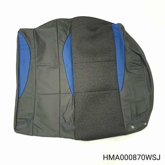 HMA000870WSJ - MG ZR - Cover assembly-rear seat large split squab - Yellow, Ash Blue, Monaco, Blue leather inserts Without headrest
