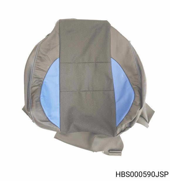 HBS000590JSP - MG ZT - Kit-squab cover - LH, Black Monaco, Blue Thread & Inserts