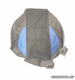 HBS000590JSP - MG ZT - Kit-squab cover - LH, Black Monaco, Blue Thread & Inserts