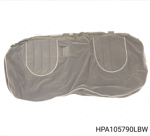 HPA105790LBW - Rover 75 Saloon - Cover assembly-rear seat fixed bench cushion - Ash/Light Smokestone piping., Oxford