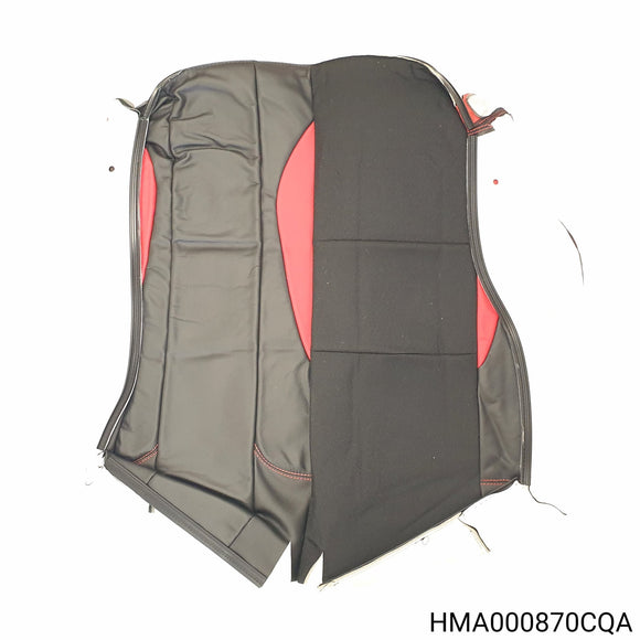 HMA000870CQA - MG ZR - Cover assembly-rear seat large split squab - Black, Monaco, Red leather inserts & stitching Without headrest