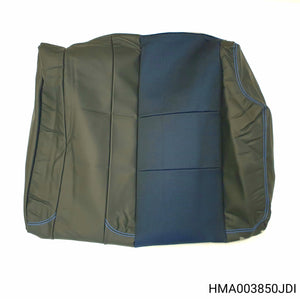 HMA003850JDI - Rover Streetwise - Cover assembly-rear seat large split squab - Half leather, Blue Sebring