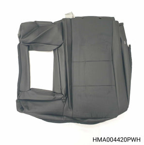 HMA004420PWH - Rover 75 Tourer/MG ZT-T Cover assembly-rear seat large split squab - Black with Grey stitching, CONTEMPORARY