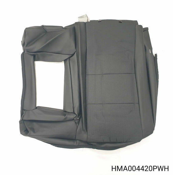 HMA004420PWH - Rover 75 Tourer/MG ZT-T Cover assembly-rear seat large split squab - Black with Grey stitching, CONTEMPORARY