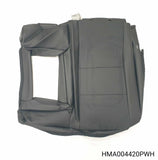 HMA004420PWH - Rover 75 Tourer/MG ZT-T Cover assembly-rear seat large split squab - Black with Grey stitching, CONTEMPORARY