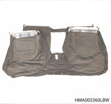 HMA002360LBW - Rover 75 Saloon - Cover assembly-rear seat folding bench squab - Ash/Light Smokestone piping., speckle