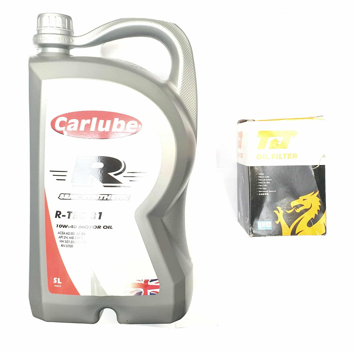 KV6 Oil and Filter Kit - LPW100161 + 5L 10w40 Semi Synthetic Oil ...