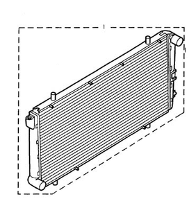 MG TF Radiator PCC001140 / PCC001140SLP - Genuine MG Rover
