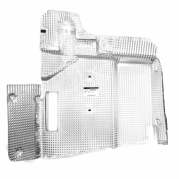 WEB000381 - Heatshield-rear floor exhaust system