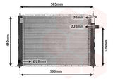 Rover 45 / MG ZS (K Series Only) Radiator - Air Conditioning - PCC104400 / PCC107400 / PCC107401 / PCC107410 / PCC107411 / PCC001610SLP