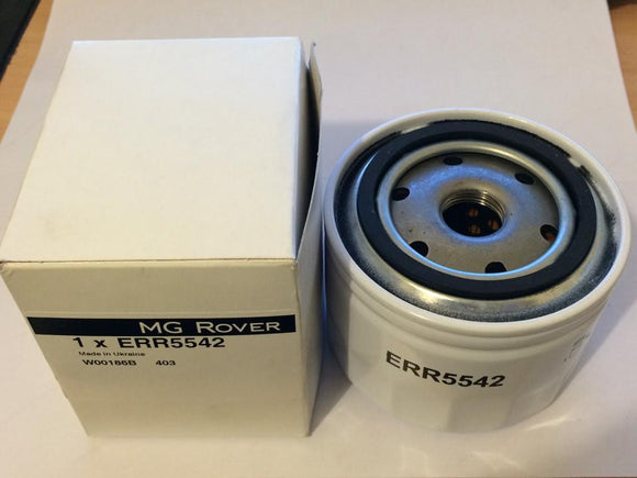 Rover L Series Oil Filter - ERR5542 inc Sump Washer - Aftermarket or Genuine Filtron / MAHLE (ERR5542G)