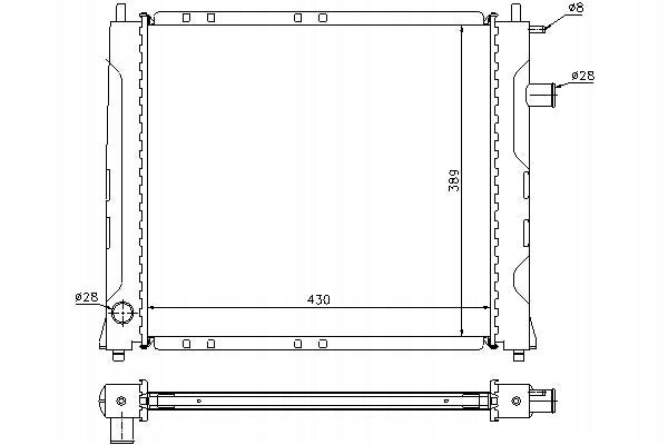Rover 25 / 45 / MG ZR / ZS (K Series Only) Radiator - Non Air Conditio ...