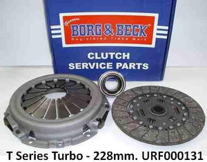 T Series Turbo 228mm Clutch Kit - URF000131. Fits Rover 220 Turbo / 420 Turbo / 620ti / 820 Turbo Vitesse