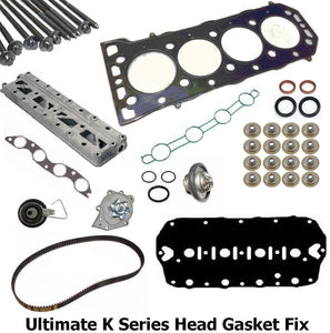 *Ultimate K Series Head Gasket Fix - 6 Layer MLS Gasket, High Tension Head Bolts and Revised Oil Rail. Equiv to ZUA000530 / LVB500190 / LVB90025A