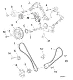 MG ZT260 / Rover 75 V8 Auxiliary Belt Tensioner Assembly - V8TENS1