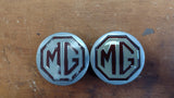 DTC100630(CAC). MG Centre Caps Set of 4 (54mm) Silver (Please read description for fitment information)