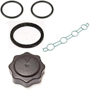 Coolant Leak Repair Kit - Coolant Cap, Inlet Gasket and Thermostat Seals (K Series, 25/45/ZR/ZS) - PCD100160 / LKJ101110 / PEF10010 / CDU3858