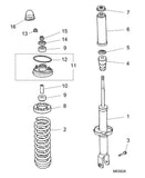 RYG10036 Bolt - Flanged Head (Rover 45 / MG ZS Rear Lower Arm to Damper / Rear Upper Arm to Hub)