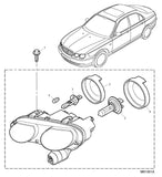 XBV100710 - Cover-headlamp dip beam Rover 75/ MG ZT