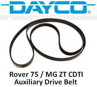 Dayco Rover 75 / MG ZT CDT/CDTi Auxiliary Belt (TD4) - PQS101300