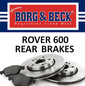 Rover 600 Rear Brakes - All Models - GBD90835 / SFP000080