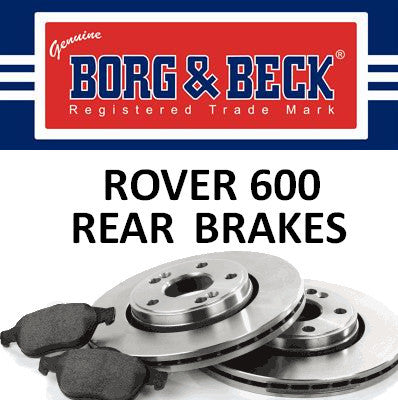 Rover 600 Rear Brakes - All Models - GBD90835 / SFP000080