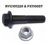 Rover 75 / MG ZT Front Lower Pinch Bolt and Nut Kit - RYG101220 and FX110057 / FY110056